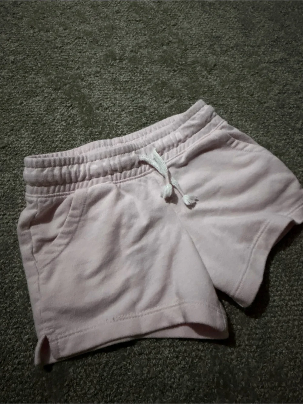 Cat & Jack girls 5T shorts in pale pink sweatpants type material soft
